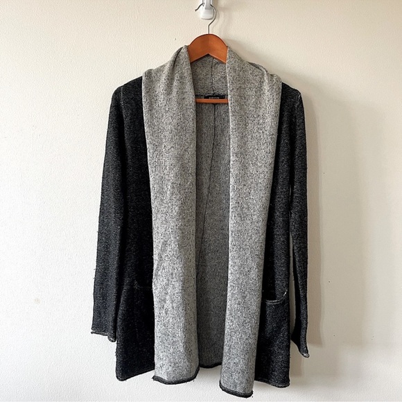 Aritzia Babaton Beekman Open Cardigan in Charcoal Gray - Picture 4 of 4